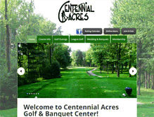 Tablet Screenshot of centennialacres.com